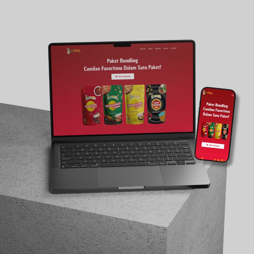 Snack Product Campaign Landing Page